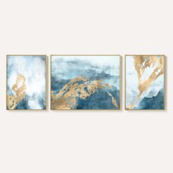 Lumière moderne de luxe, Set de 3 impressions