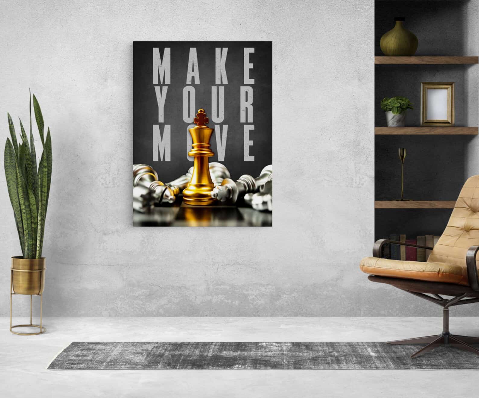 Chess King Motivational Wall Art – Image 3
