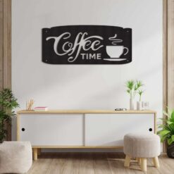 Décoration Murale Bois Coffee Time