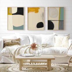 3 Estampes modernes Art abstrait