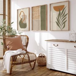 ABSTRACT Mid Century FLOWER