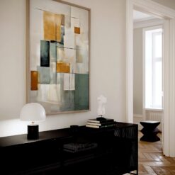 Décor mural minimaliste abstrait