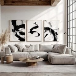 Mural Abstrait Pour Salon