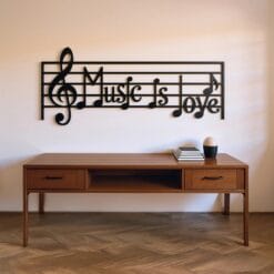 Art mural musical notes de musique